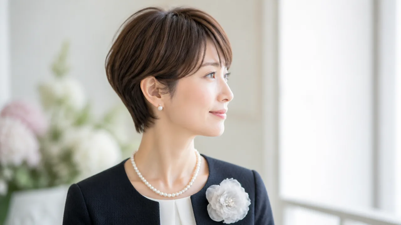 小学校の卒業式に似合うショートの髪型｜女の子・母親別アレンジ