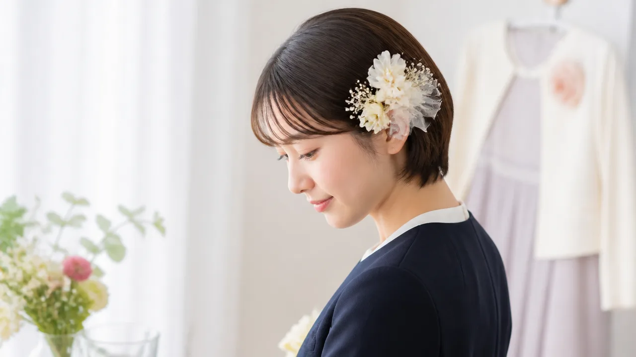 小学校の卒業式に似合うショートの髪型｜女の子・母親別アレンジ