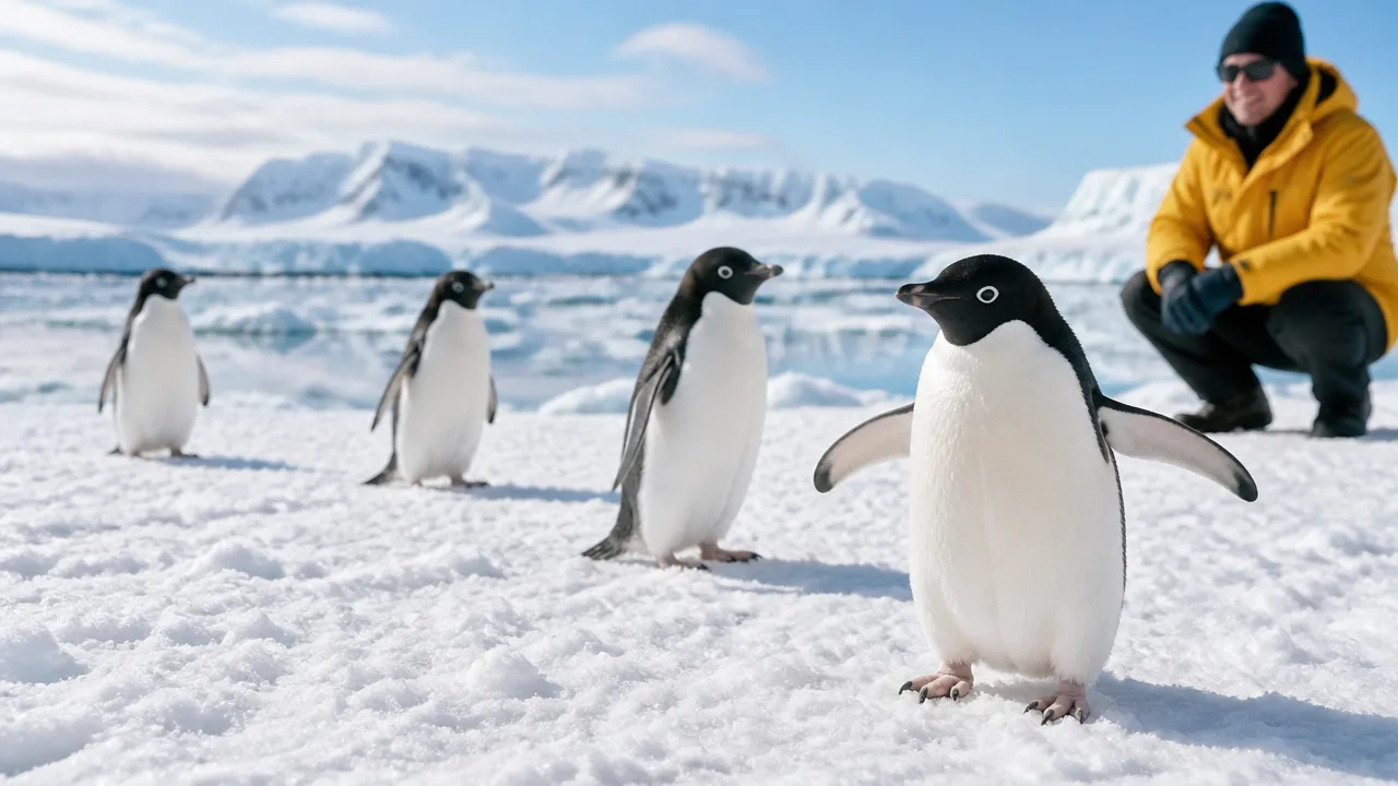 アデリーペンギンの性格は?行動や暮らしから特徴を解説