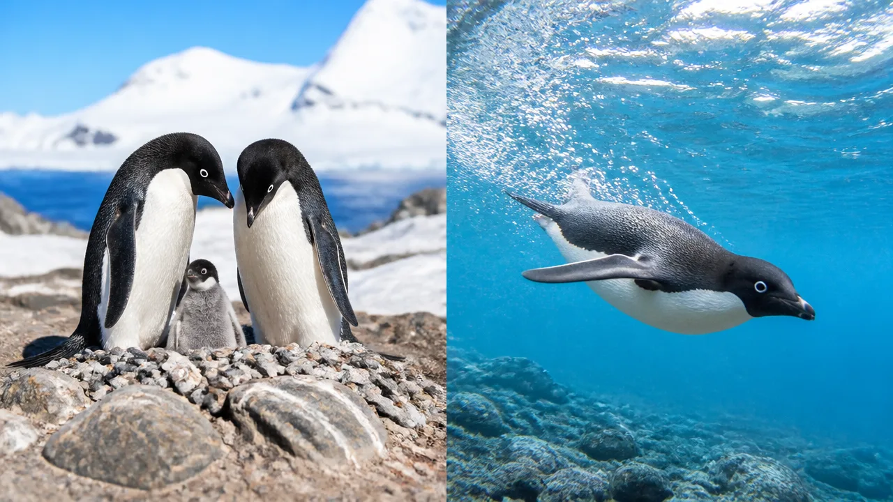 アデリーペンギンの性格は?行動や暮らしから特徴を解説