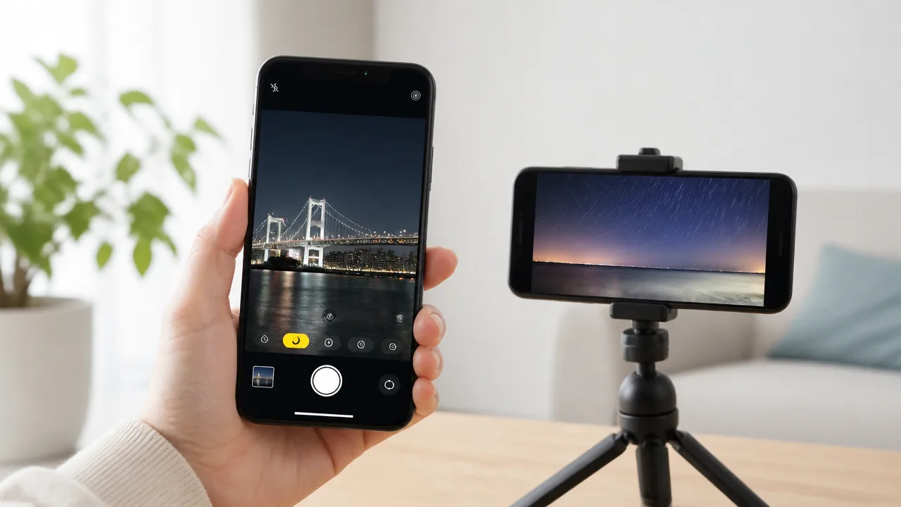 iPhoneで暗いところを動画撮影するコツとおすすめ設定を解説