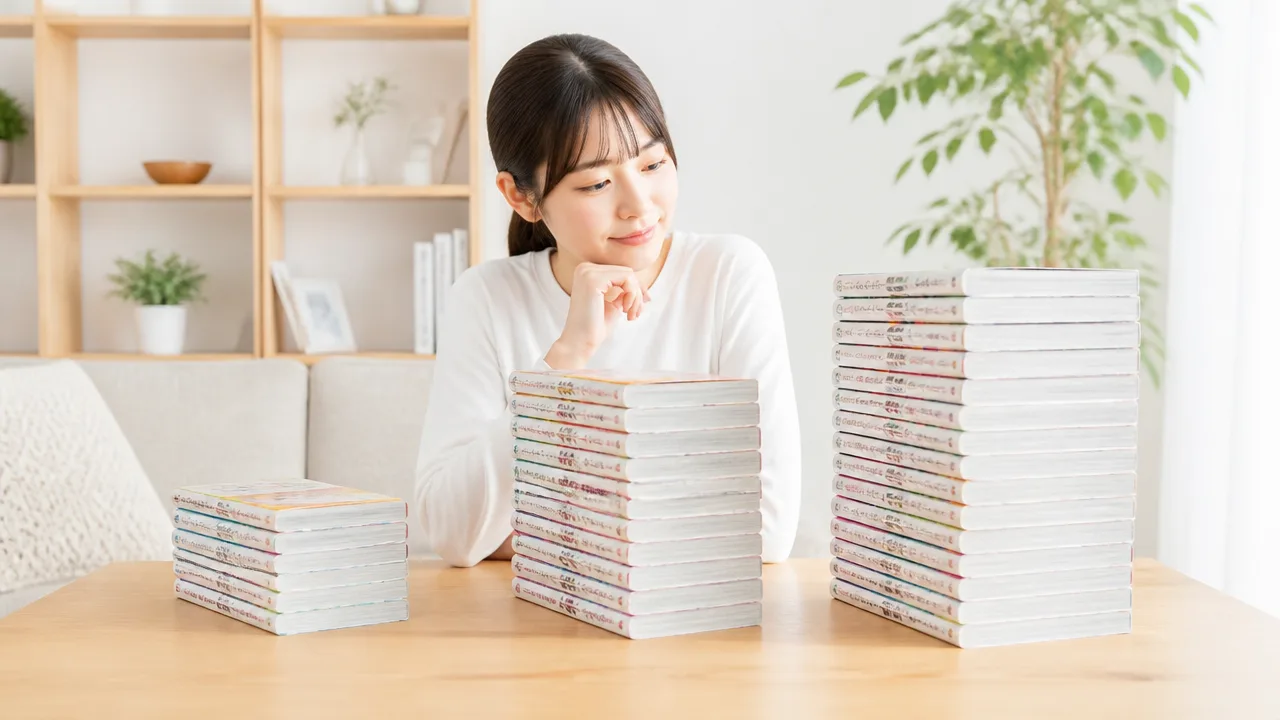 漫画一冊の重さは何グラム?判型別の目安と冊数ごとの重量を解説