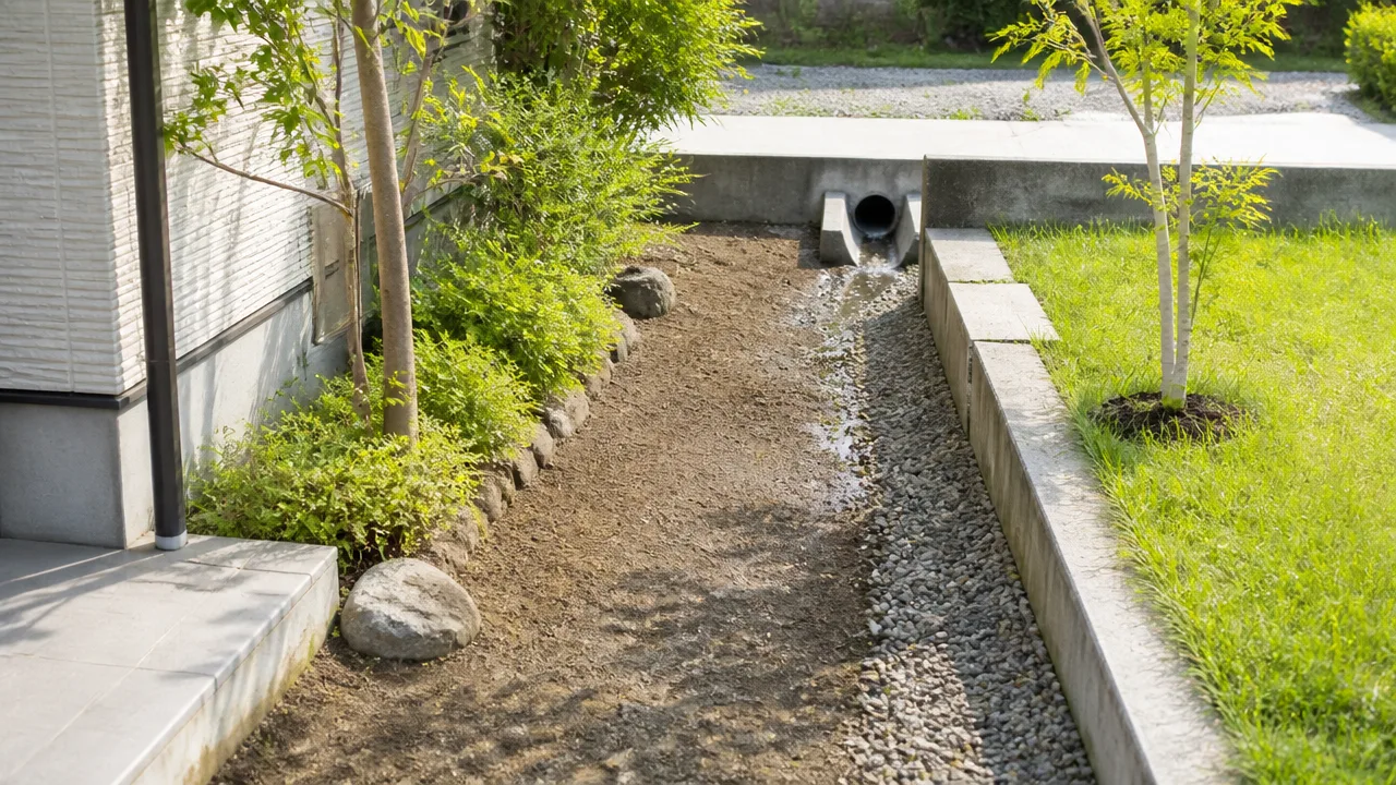 暗渠排水は砂利だけでできる?施工方法と注意点をわかりやすく解説