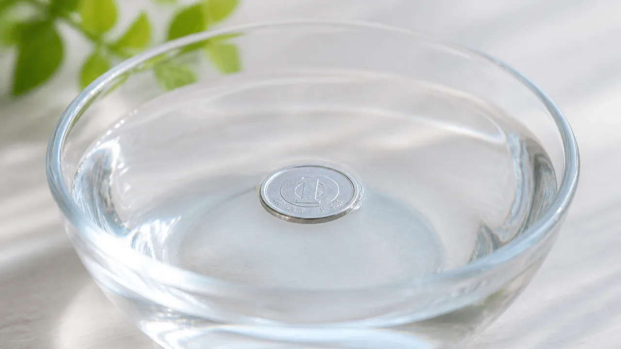 1円玉が水に浮く理由とは？表面張力の仕組みを解説