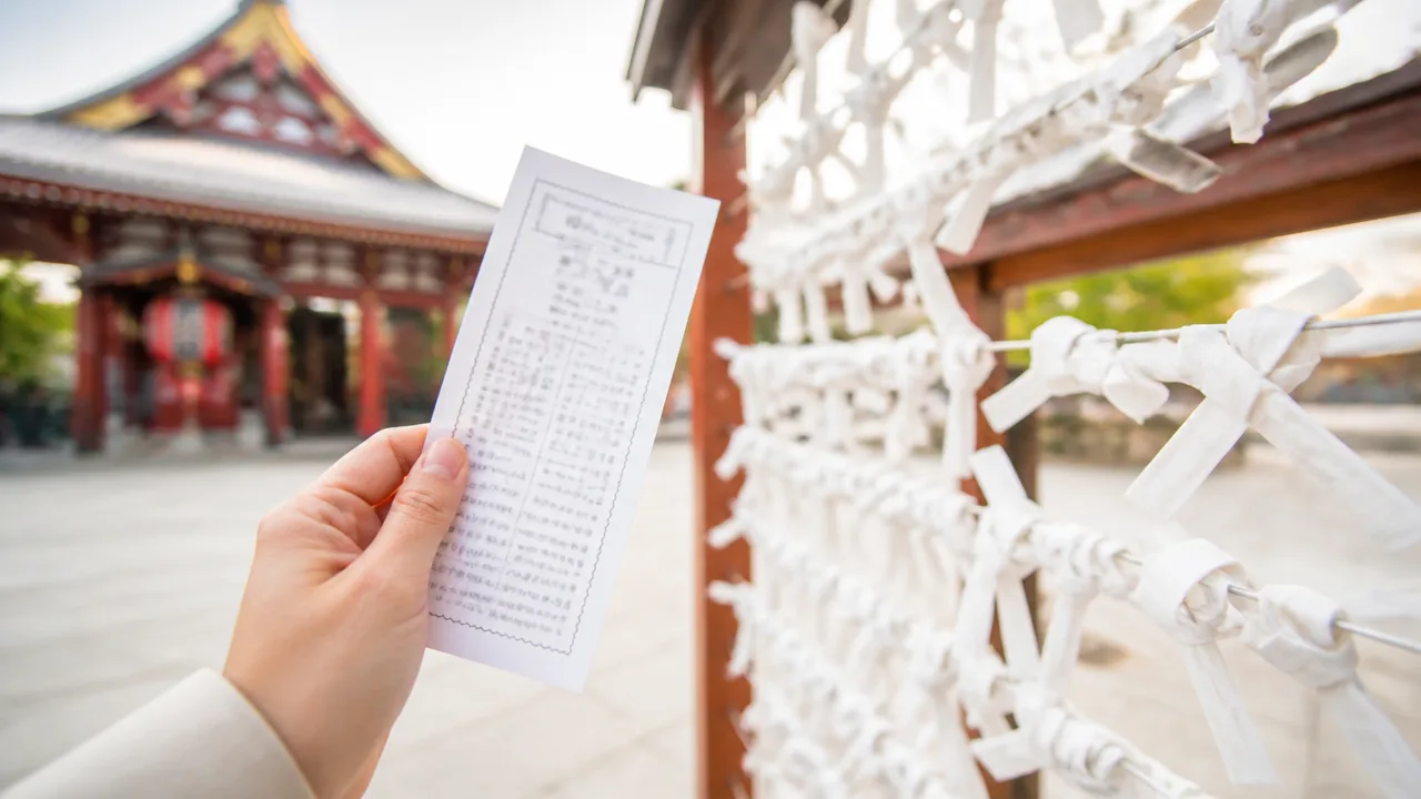 浅草寺で凶を引くとラッキー？おみくじの意味と結び方を解説