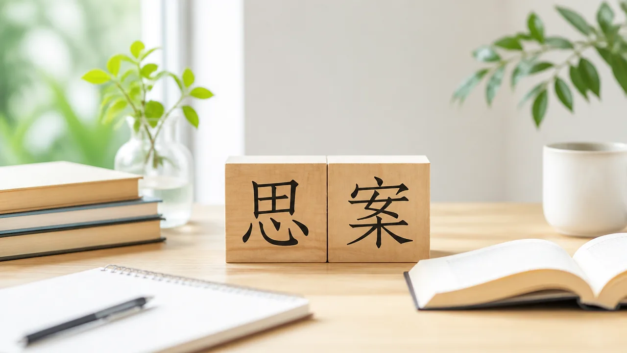 思案の意味をわかりやすく解説｜使い方や類語、思索との違い