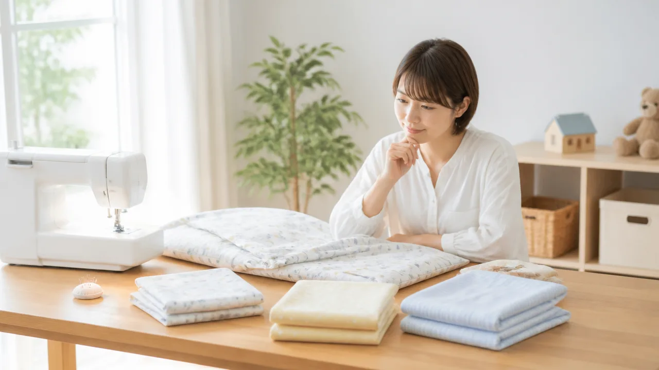 保育園用の布団カバーの作り方｜初心者向けサイズの測り方と縫い方