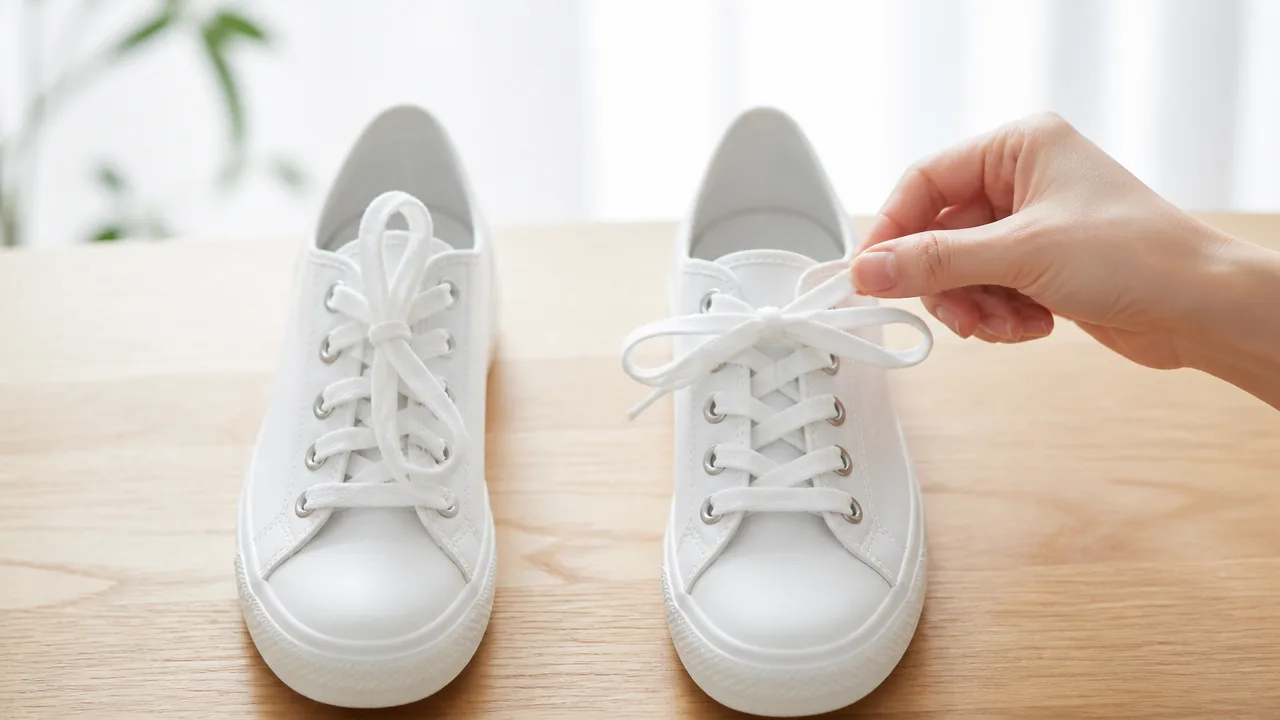 蝶々結びが縦になる原因は?きれいに横向きに結ぶコツを解説
