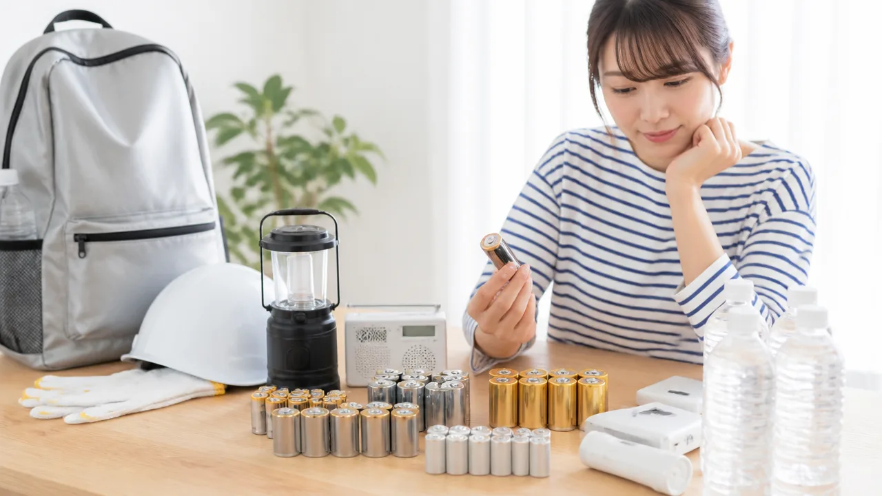 乾電池の備蓄は何本必要?人数別の目安と選び方を解説