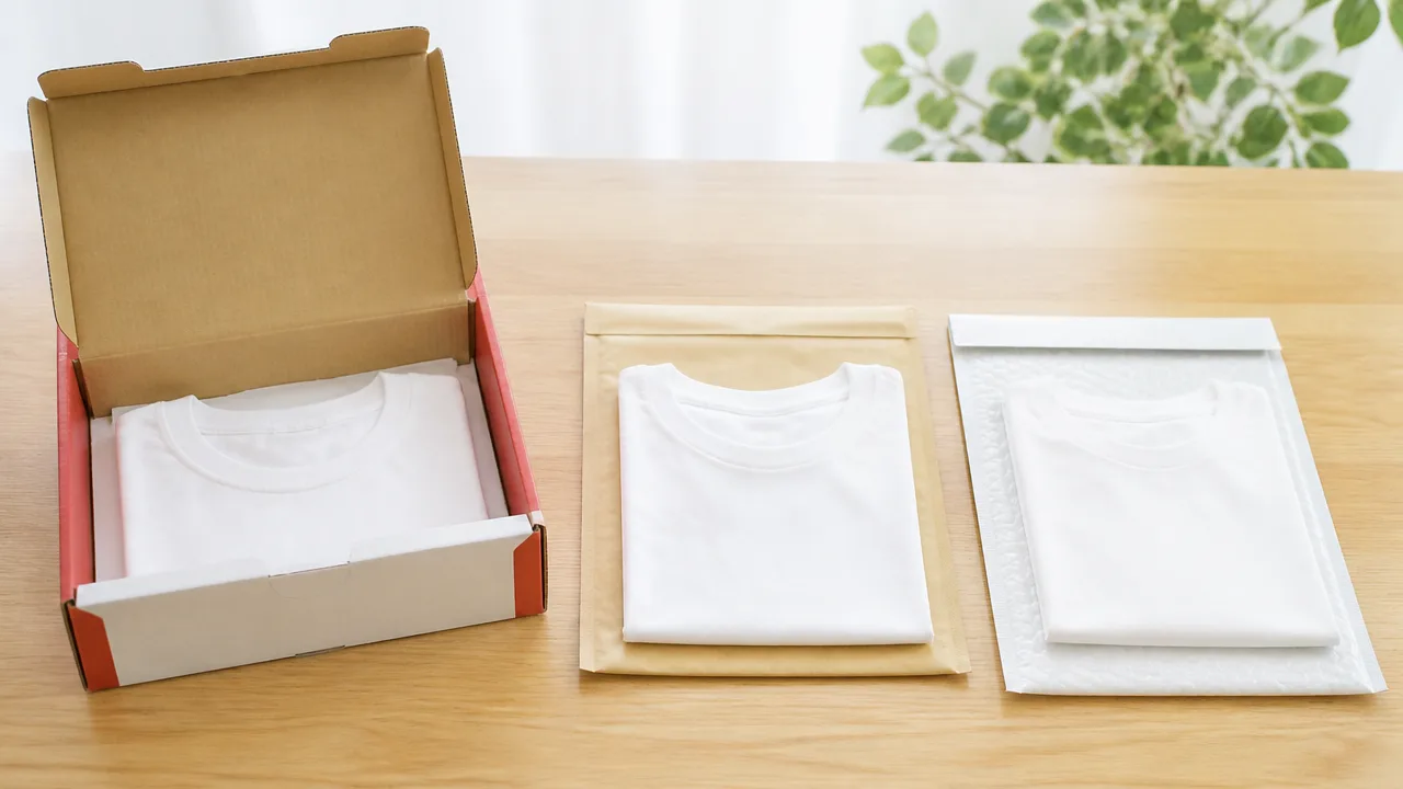 Tシャツはゆうパケットプラスで何枚送れる?梱包方法も解説