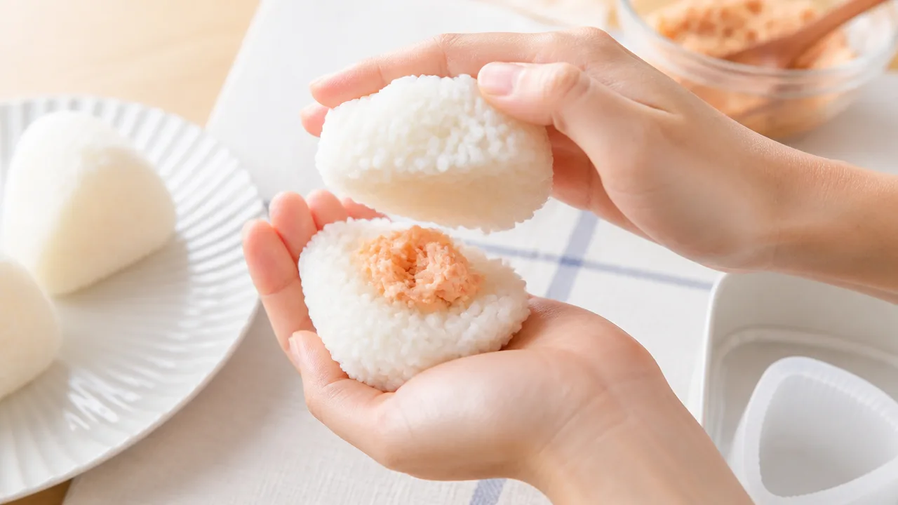 おにぎり型で崩れないコツは？詰め方と外し方をやさしく解説