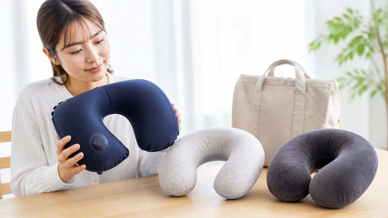 100均のネックピローは飛行機で使える？選び方と快適に眠るコツ