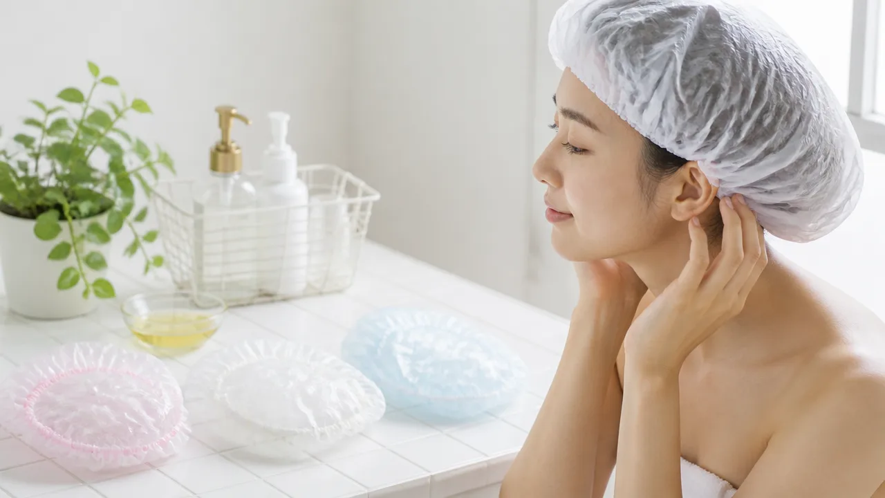 100均のシャワーキャップはロングヘアに使える？選び方とまとめ方