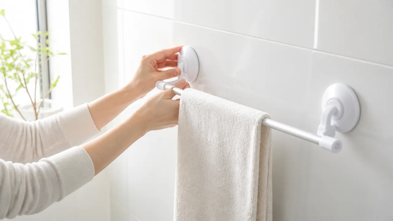 ダイソーのタオル掛けは吸盤が落ちる？原因と簡単な対策を紹介